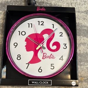 Barbie Pink Wall Clock by Mattel